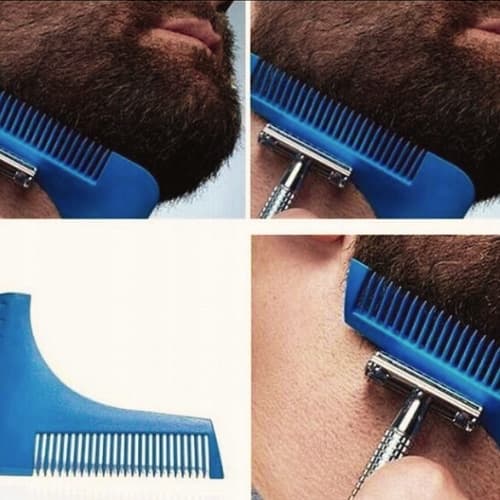 Grzebień do stylizacji model 2 niebieski