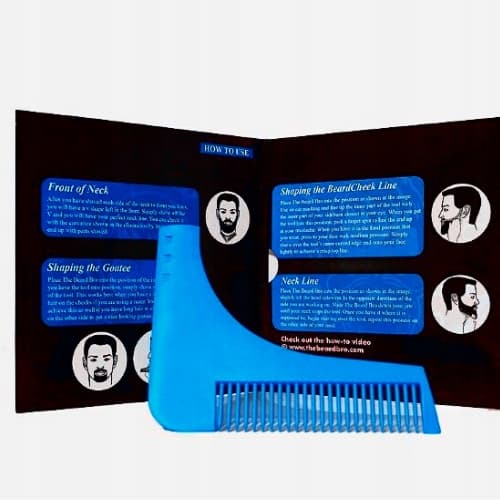 Grzebień do stylizacji model 2 niebieski