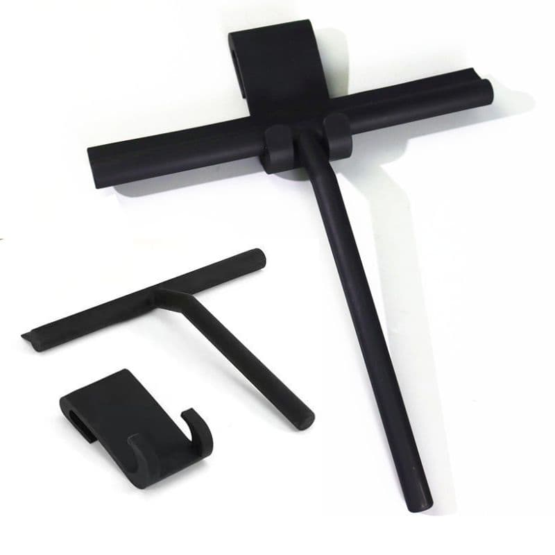 Ściągaczka z uchwytem czarna